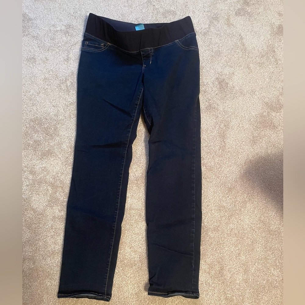 Thyme Maternity Dark Blue Jeggings